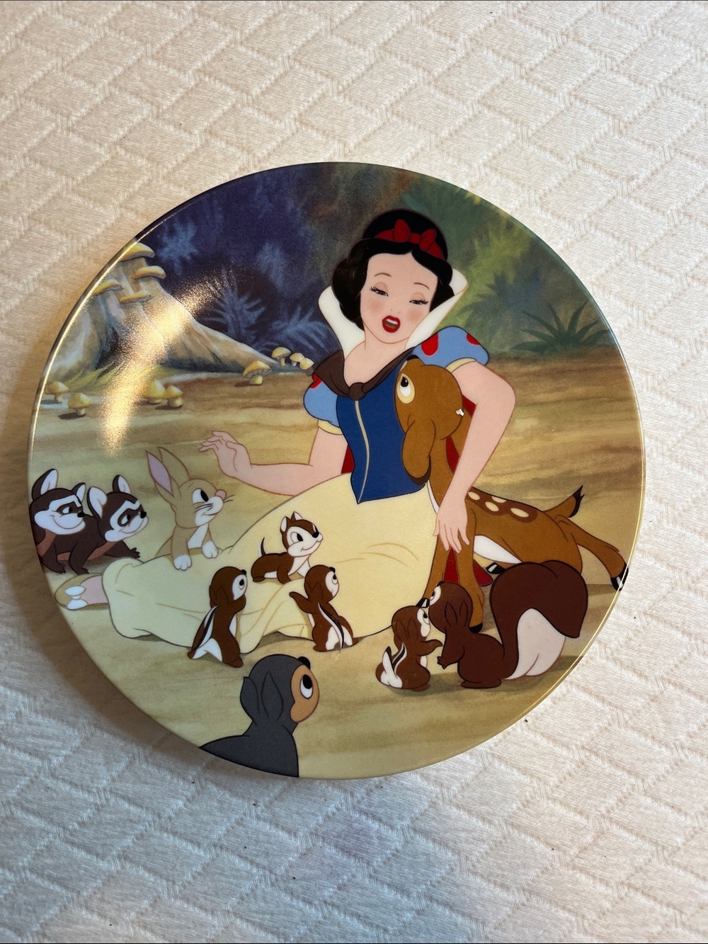 Disney Snow White “With a Smile and a Song” Collector's Plate by Knowles